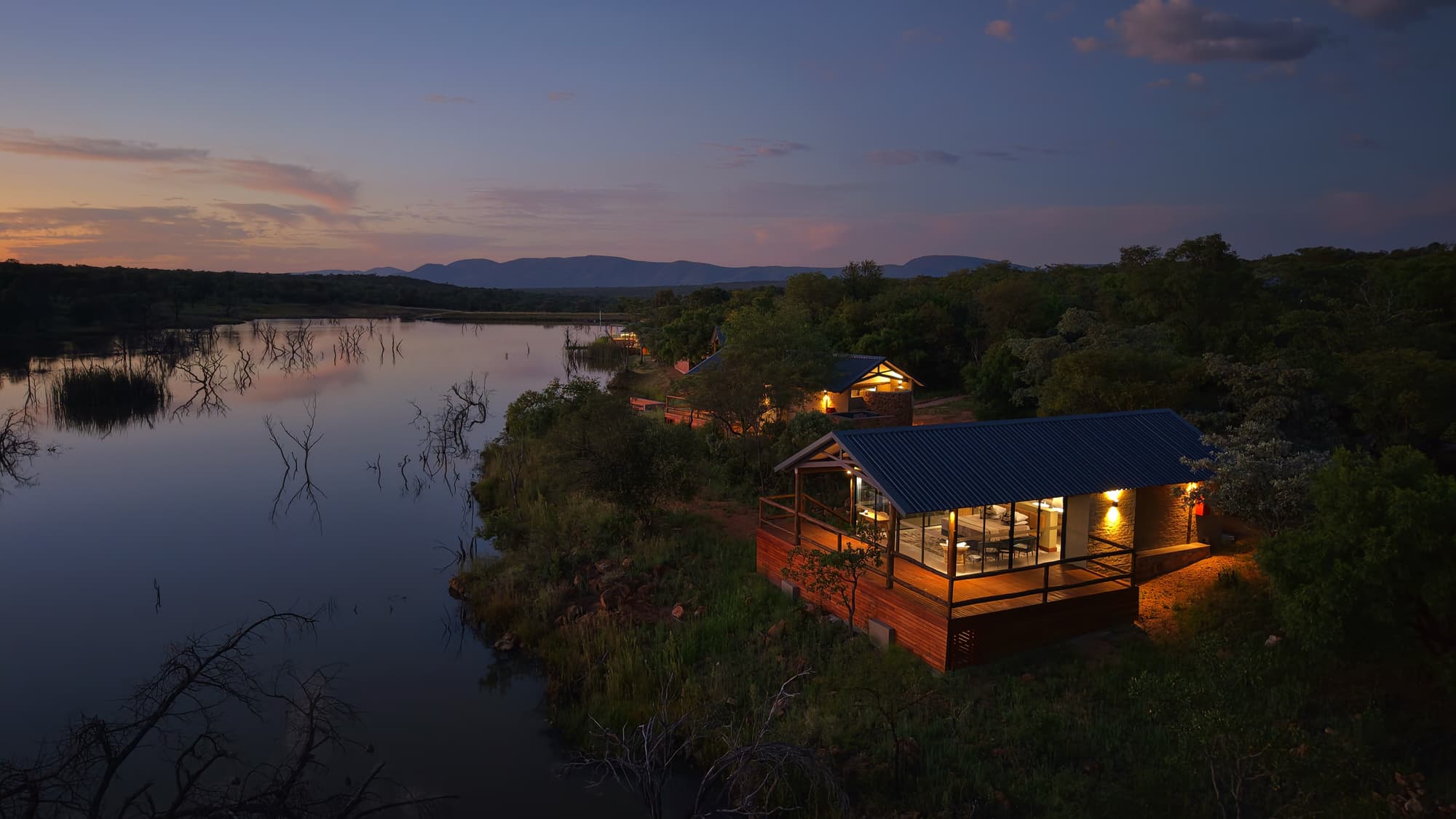 Reflections Camp waterfront chalet
